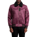 Clyde B-15 Maroon Bomber Jacket