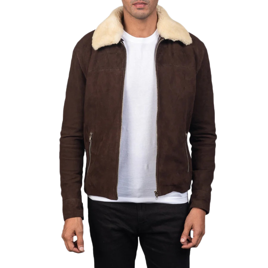 Coffner Brown Shearling Fur Jacket