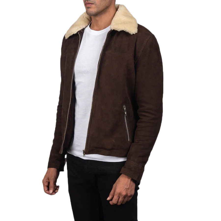 Coffner Brown Shearling Fur Jacket