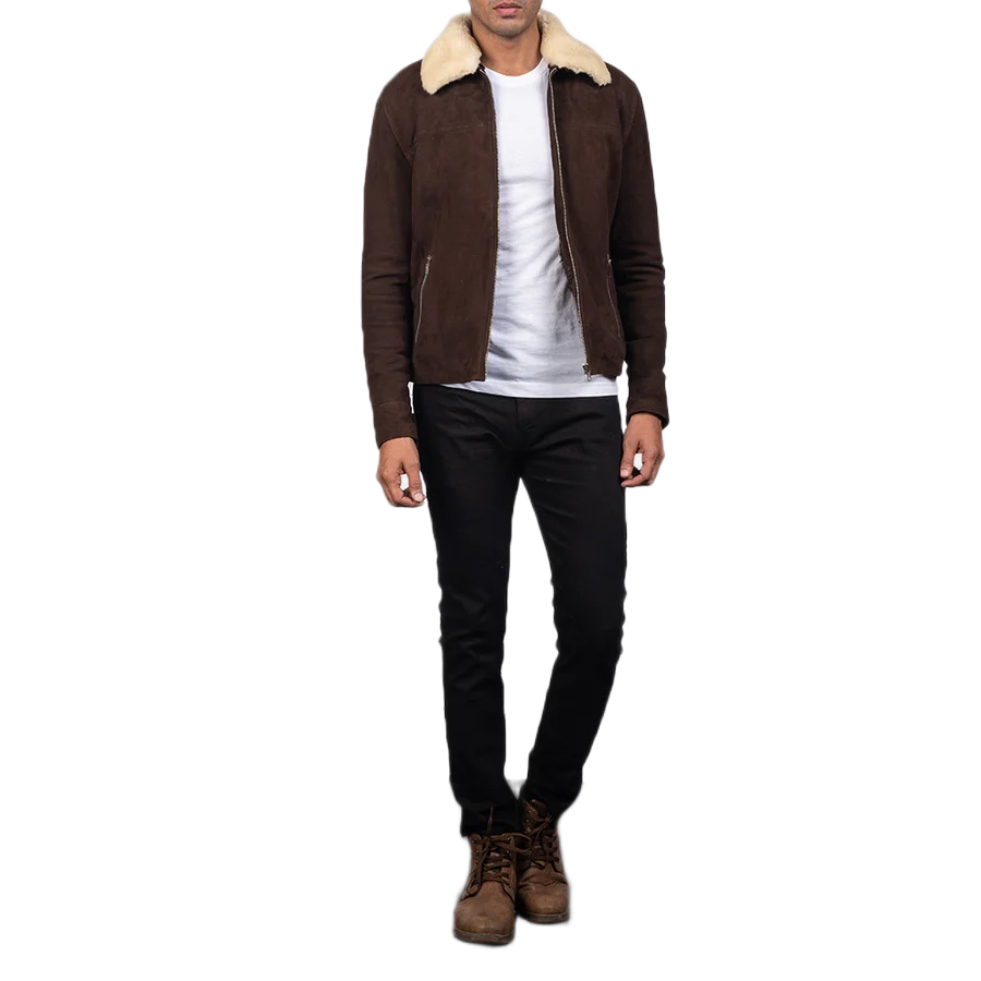 Coffner Brown Shearling Fur Jacket