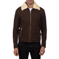Coffner Brown Shearling Fur Jacket