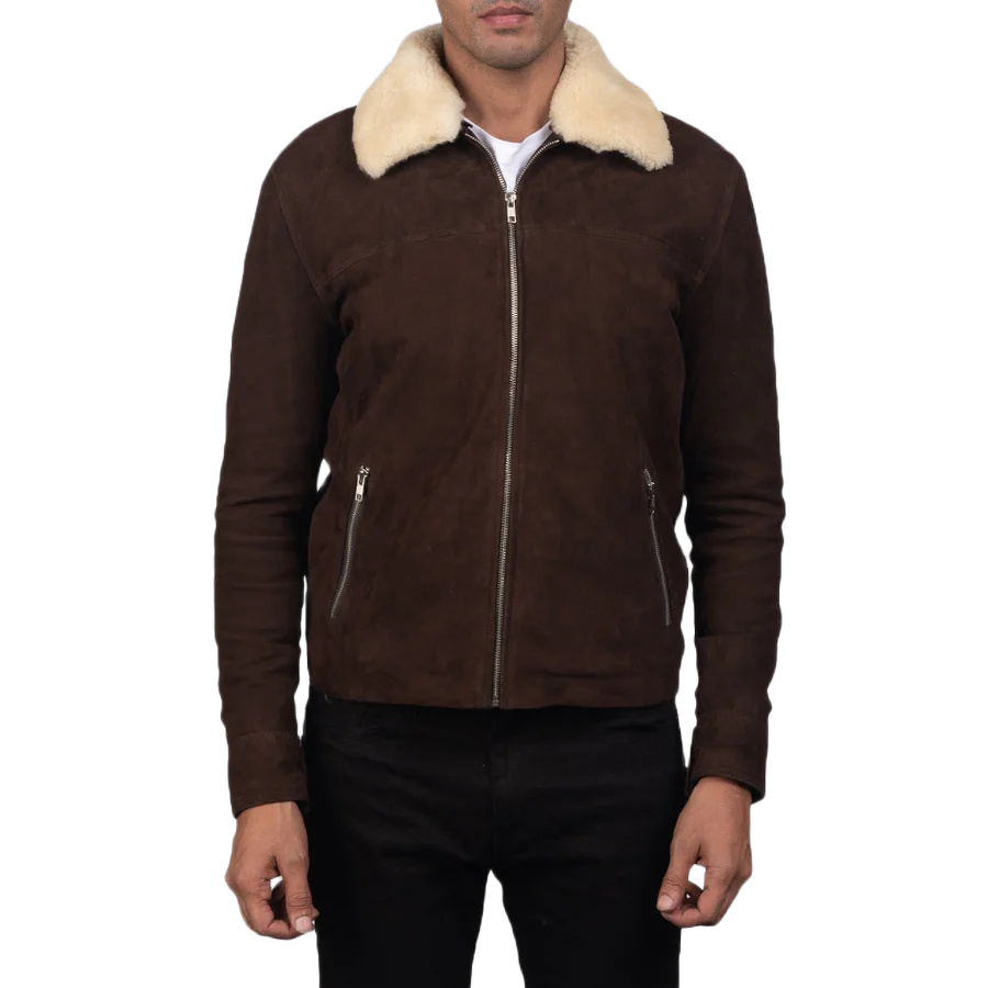 Coffner Brown Shearling Fur Jacket