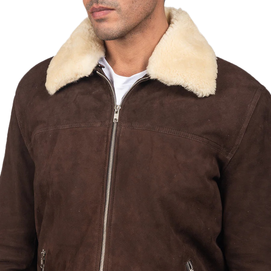 Coffner Brown Shearling Fur Jacket