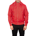 Hanklin Ma-1 Red Hooded Bomber Jacket