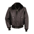 A-2 Naked Cowhide Leather Flight Jacket
