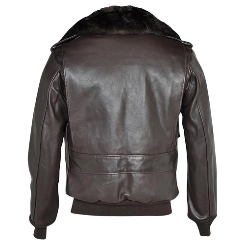 A-2 Naked Cowhide Leather Flight Jacket