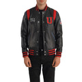 Liberte USA Black Leather Varsity Jacket
