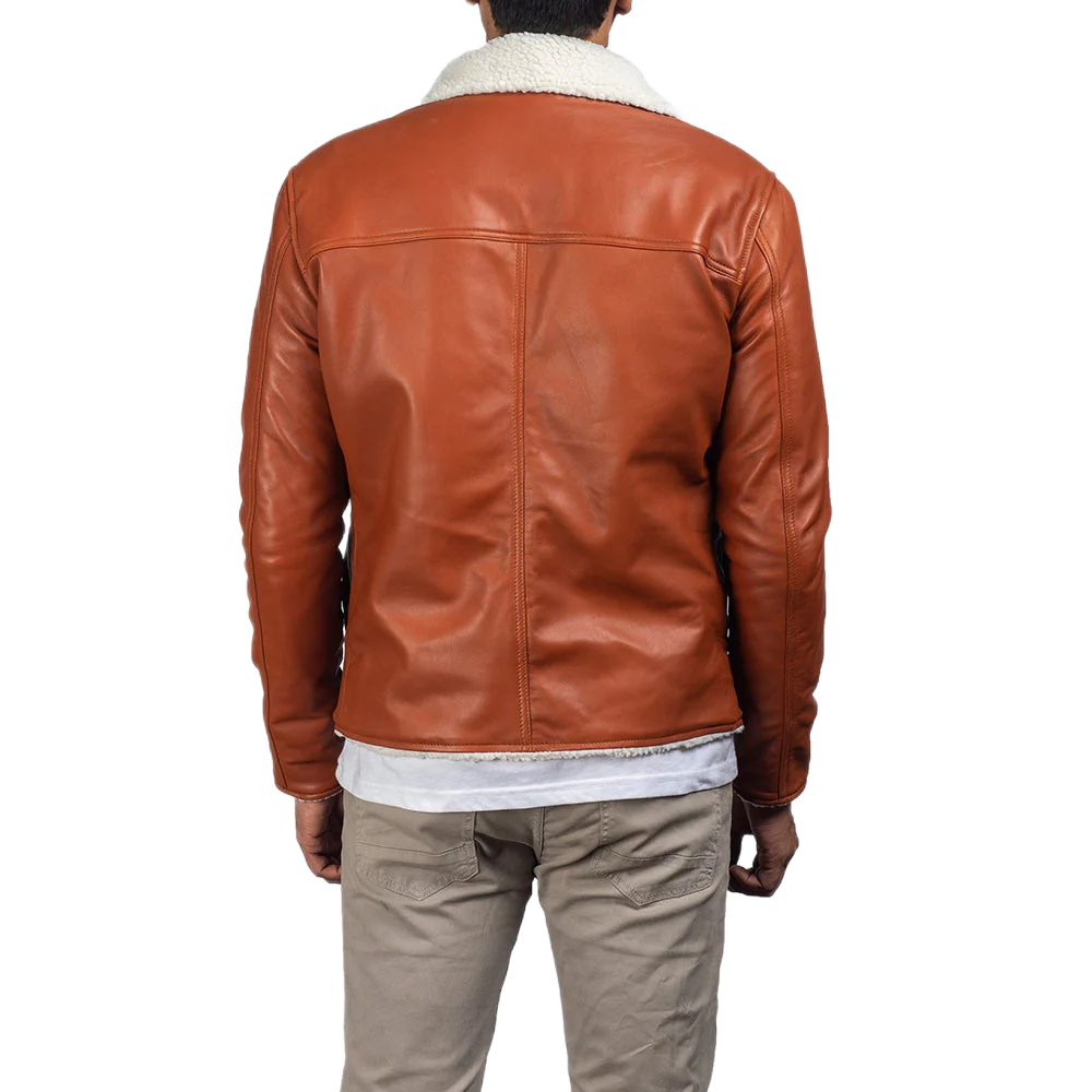Dan Frost Tan Shearling Jacket