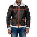 Alpine Brown Fur Leather Jacket