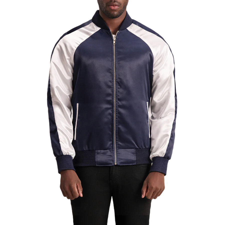Clarke Blue Varsity Jacket