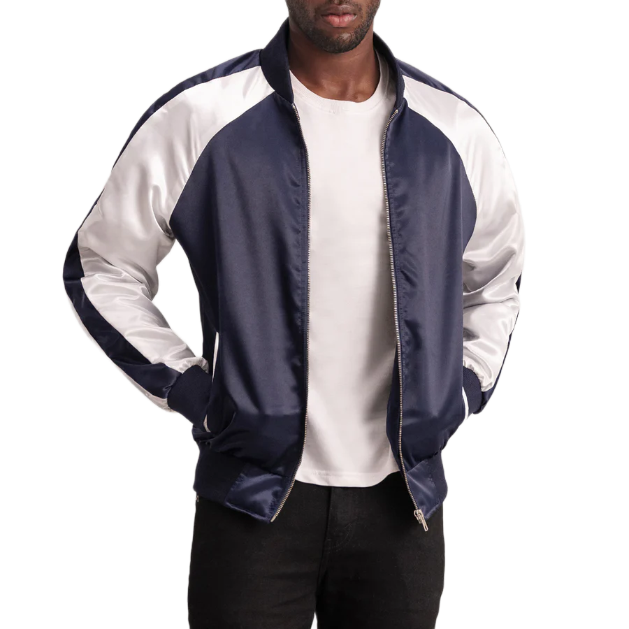 Clarke Blue Varsity Jacket
