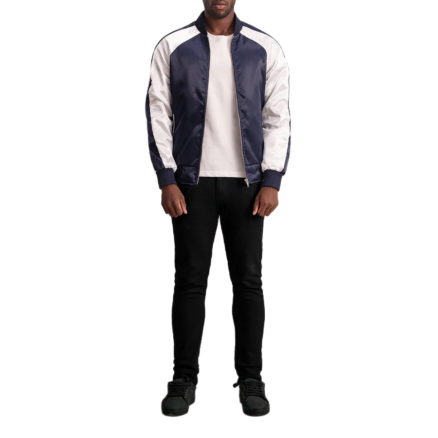 Clarke Blue Varsity Jacket