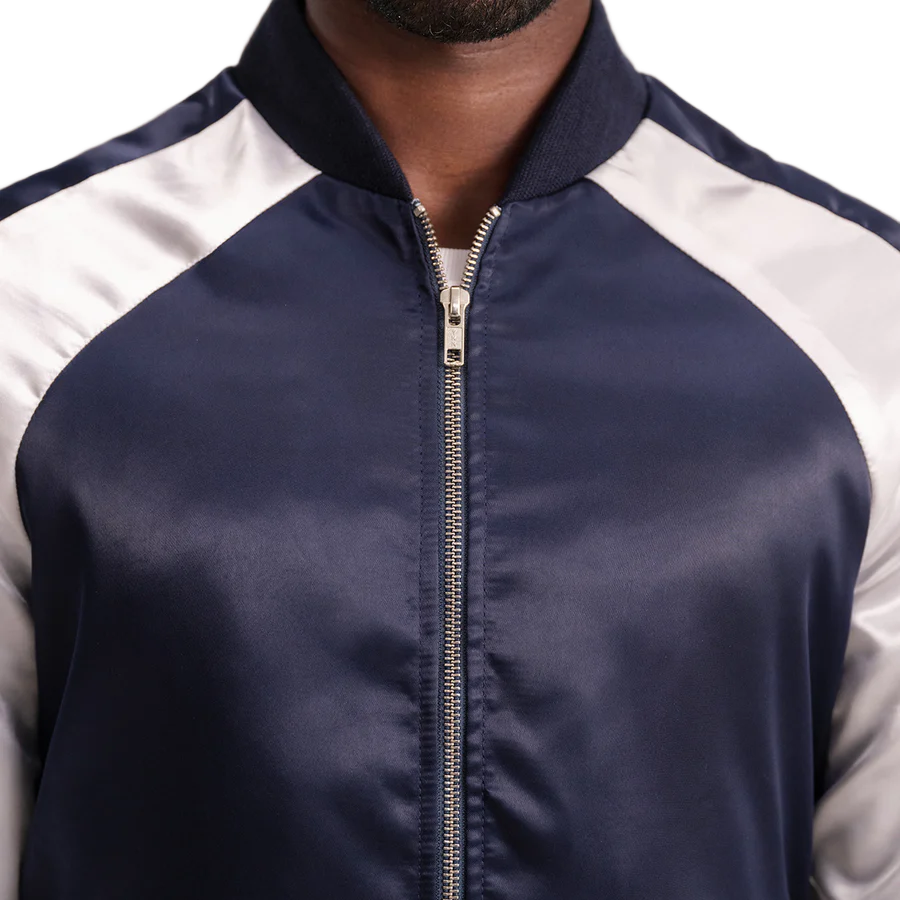 Clarke Blue Varsity Jacket