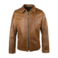 Men’s Waxy Buffalo Leather Sunset Jacket Rugged Western Style