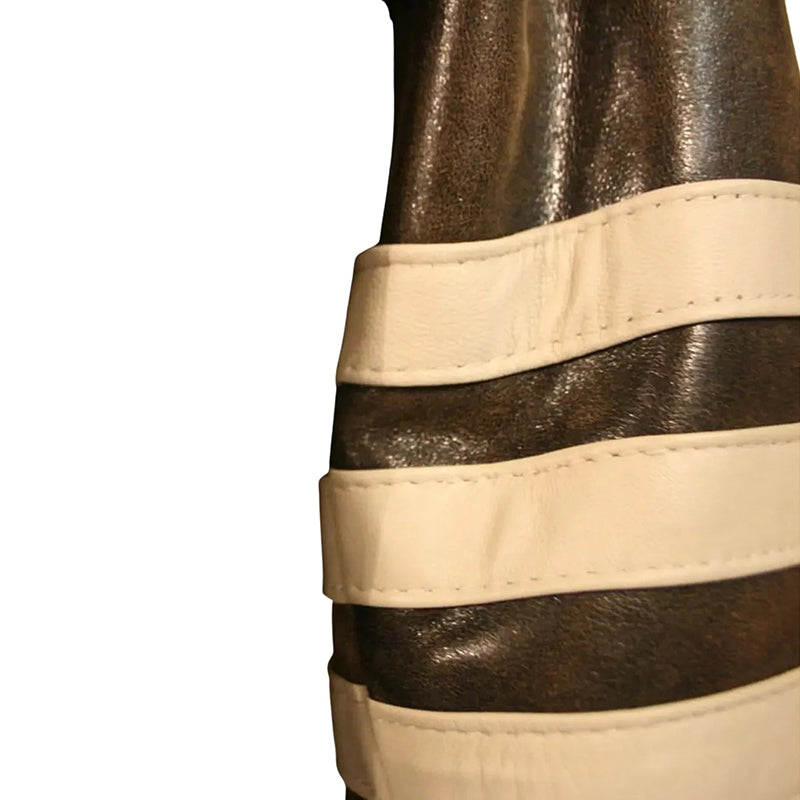 Golder Biker Jacket X-Men Movie Style