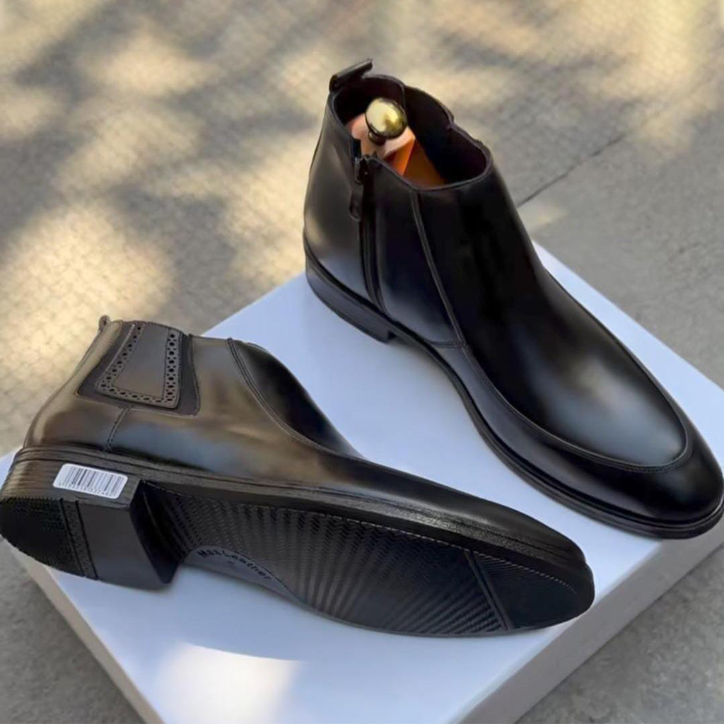 Men's Black Elegant Leather Shoes